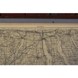 2 USGS 1:250000-scale Quadrangle TOPO Maps for Elmira, NY / PA - 1962 Rev. 1978