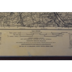 2 USGS 1:250000-scale Quadrangle TOPO Maps for Elmira, NY / PA - 1962 Rev. 1978