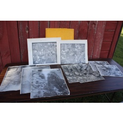 Lot of New York Dept of Lands & Forests aerial photographs 1942