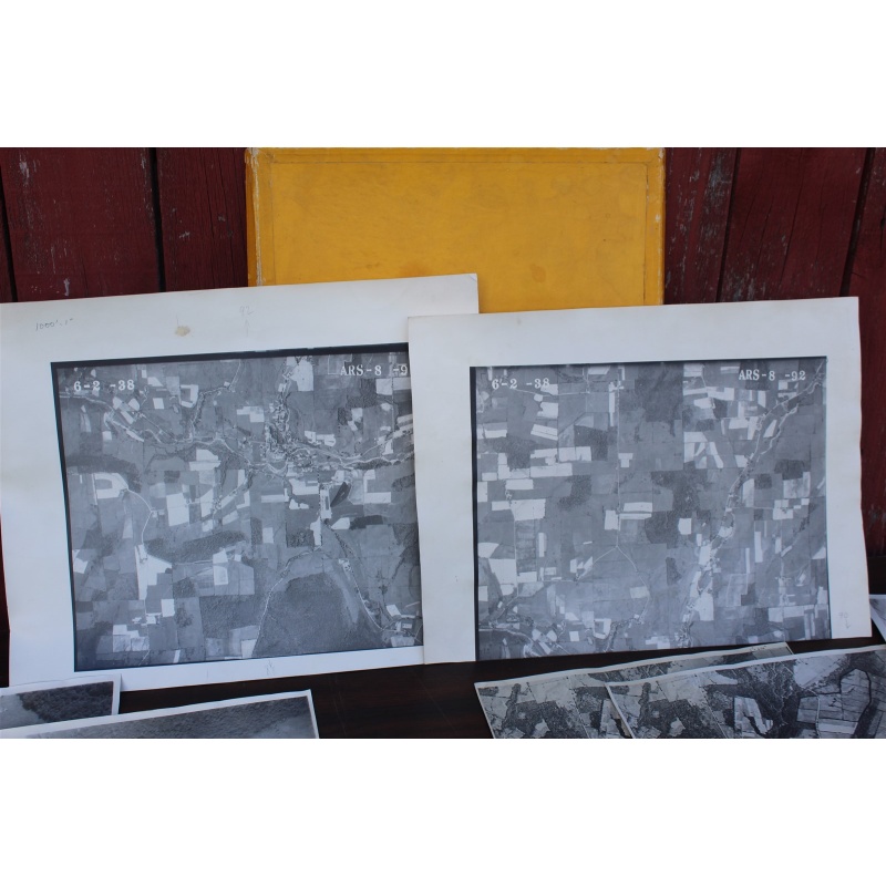 Lot of New York Dept of Lands & Forests aerial photographs 1942