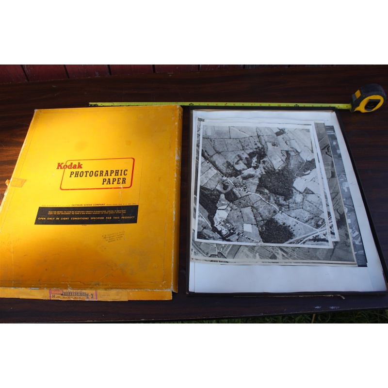 Lot of New York Dept of Lands & Forests aerial photographs 1942