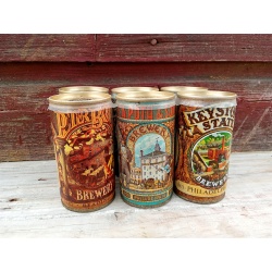 4 - American Brewers Historical Collection Empty Beer Cans