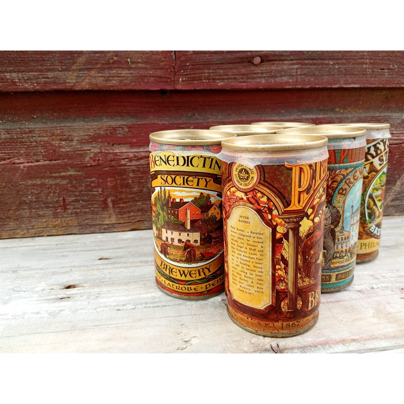 4 - American Brewers Historical Collection Empty Beer Cans