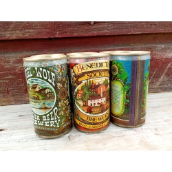 4 - American Brewers Historical Collection Empty Beer Cans