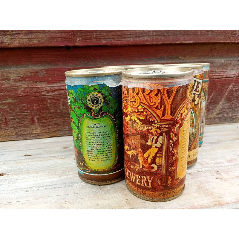 4 - American Brewers Historical Collection Empty Beer Cans