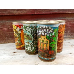 4 - American Brewers Historical Collection Empty Beer Cans