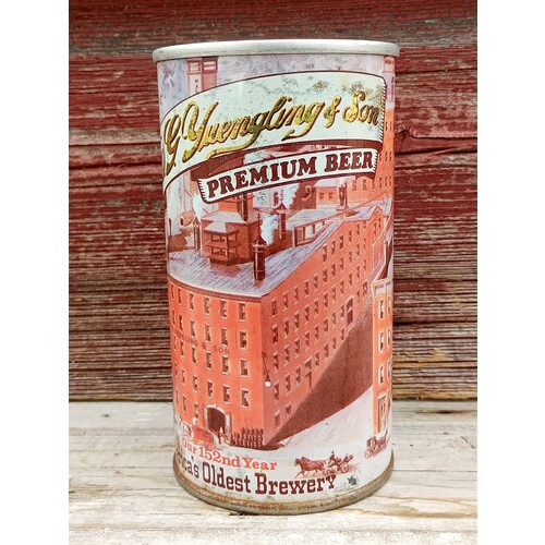 VINTAGE YUENGLING PREMIUM STEEL PULL TAB BEER CAN - POTTSVILLE, PA 152ND YEAR