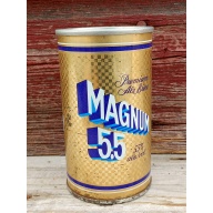 Vintage Magnum 5.5 Beer Can Push Top Variant Wide Seam French / English 341ml