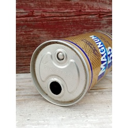 Vintage Magnum 5.5 Beer Can Push Top Variant Wide Seam French / English 341ml