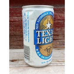 Texas Light Non-Alcoholic Beer Can 12oz. Pabst Brewing Company
