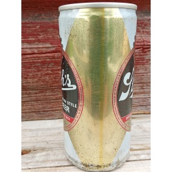 Strohs Bohemian style Beer 12 Oz EMPTY steel straight Tab Top Beer Can