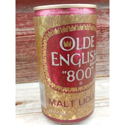 Old Vintage"OLD ENGLISH 800"Malt Liquor ALUMINUM Empty Beer Can Newark,NJ,Co USA