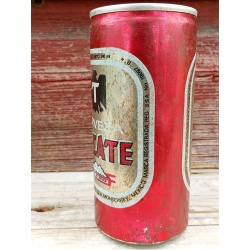 TECATE CERVEZA STRAIGHT STEEL PULL TAB EMPTY BEER CAN MEXICO