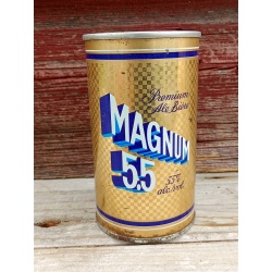Vintage Magnum 5.5 Beer Can Push Top Variant Wide Seam French / English 341ml