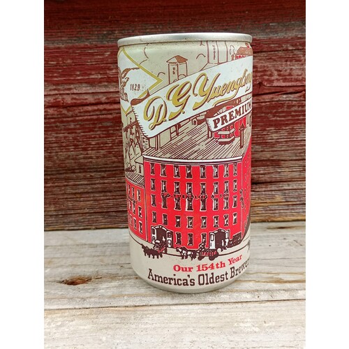 VINTAGE YUENGLING PREMIUM STEEL PULL TAB BEER CAN - POTTSVILLE, PA 154TH YEAR