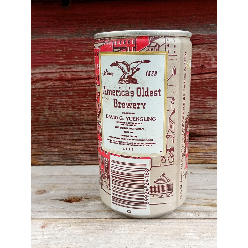 VINTAGE YUENGLING PREMIUM STEEL PULL TAB BEER CAN - POTTSVILLE, PA 154TH YEAR