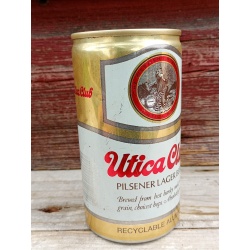 Utica Club Pilsener Lager Beer Utica NY 12 oz Aluminum Pull tab beer can