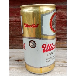 Utica Club Pilsener Lager Beer Utica NY 12 oz Aluminum Pull tab beer can
