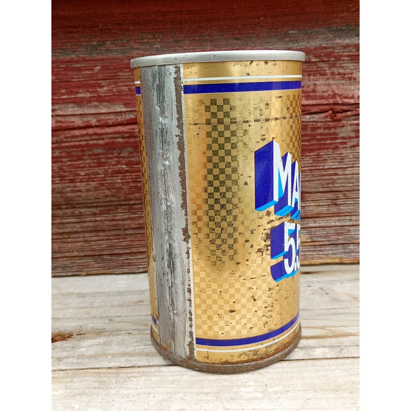 Vintage Magnum 5.5 Beer Can Push Top Variant Wide Seam French / English 341ml