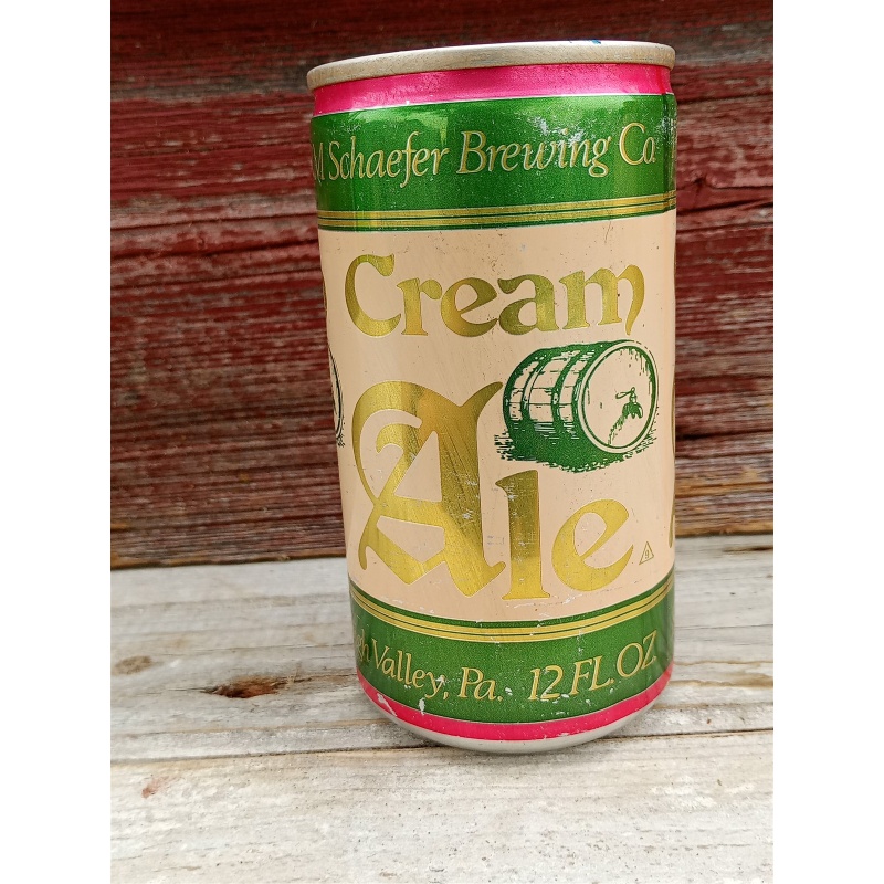 SCHAEFER CREAM ALE, F&M SCHAEFER BREWING CO. LEHIGH VALLEY, PA. CAN