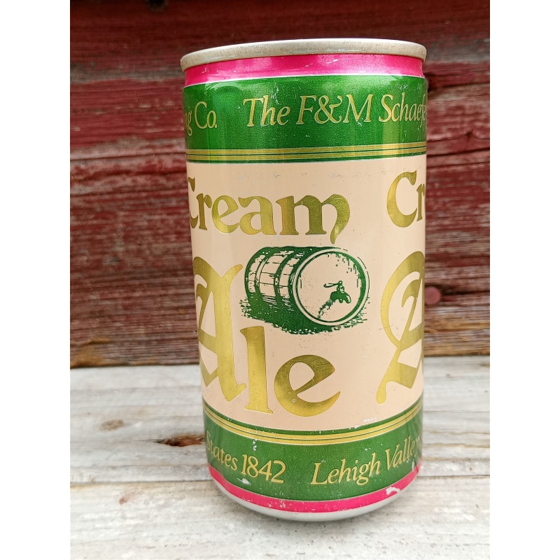 SCHAEFER CREAM ALE, F&M SCHAEFER BREWING CO. LEHIGH VALLEY, PA. CAN