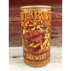 PETER BARBEY 12 OZ ROUND EDGE STEEL PUNCH TOP BEER CAN AMERICAN BREWERS #4