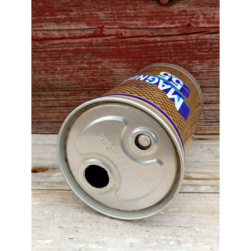 Vintage Magnum 5.5 Beer Can Push Top Variant Wide Seam French / English 341ml