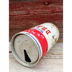 WIEDEMANN DRAFT STRAIGHT STEEL PULL TAB BEER CAN