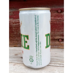 DIXIE 100% PURE STRAIGHT STEEL PULL TAB EMPTY BEER CAN