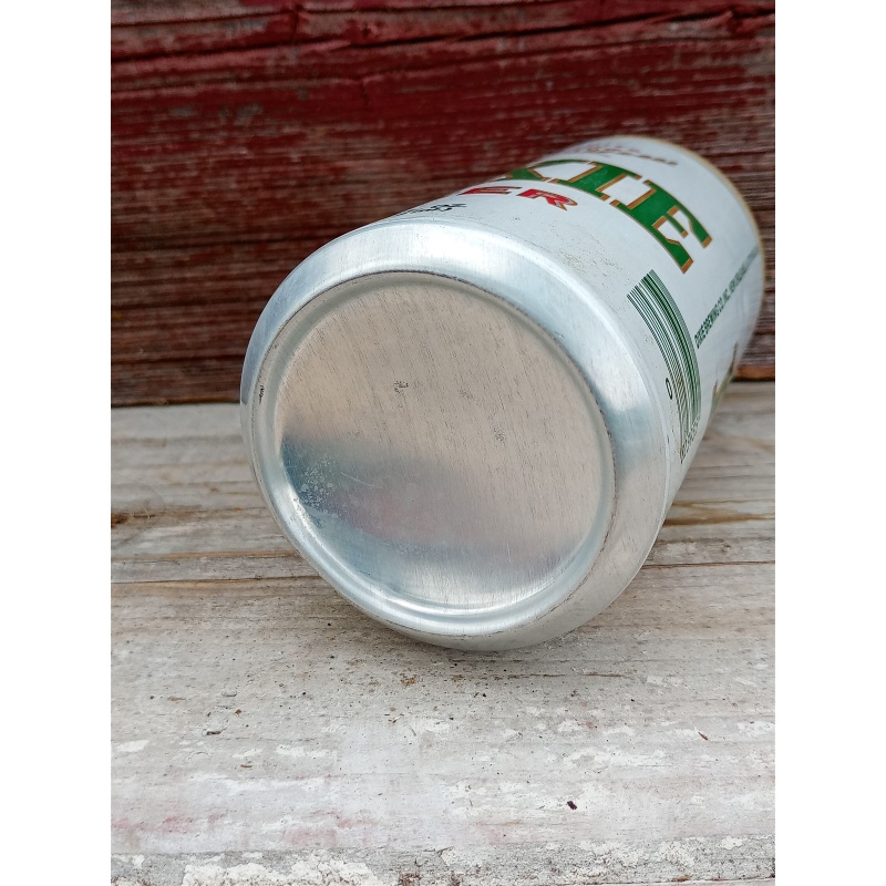 DIXIE 100% PURE STRAIGHT STEEL PULL TAB EMPTY BEER CAN