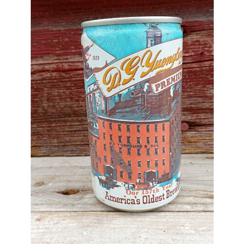 VINTAGE YUENGLING PREMIUM STEEL PULL TAB BEER CAN - POTTSVILLE, PA 157TH YEAR