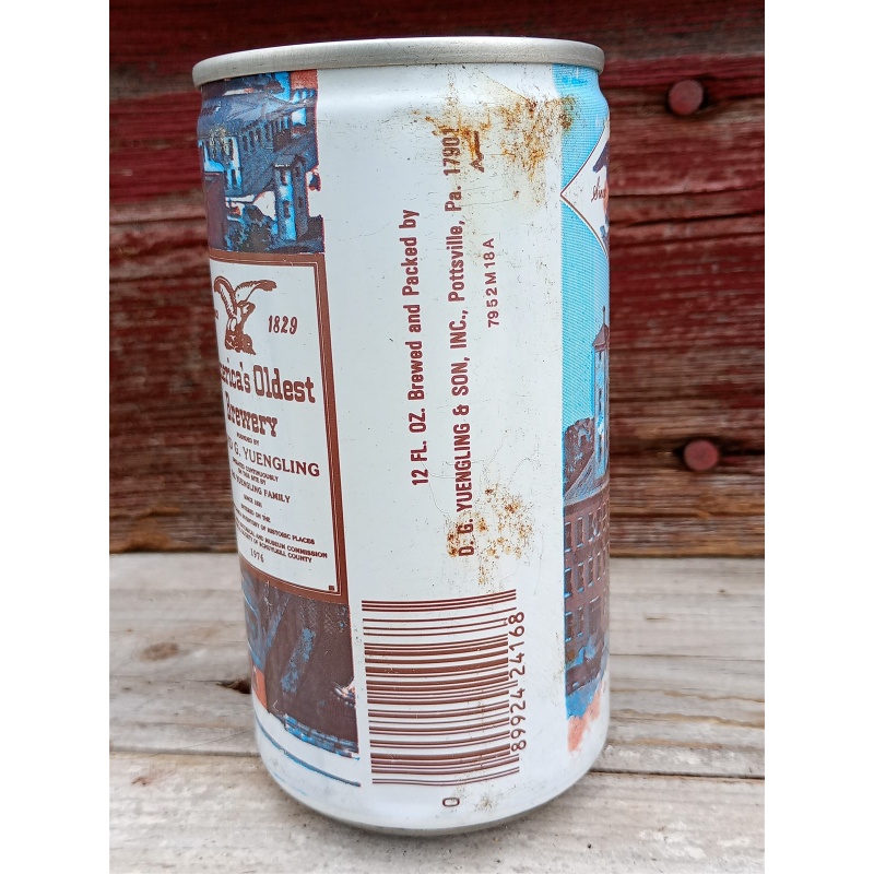 VINTAGE YUENGLING PREMIUM STEEL PULL TAB BEER CAN - POTTSVILLE, PA 157TH YEAR