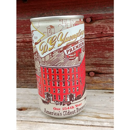 VINTAGE YUENGLING PREMIUM STEEL PULL TAB BEER CAN - POTTSVILLE, PA 154TH YEAR