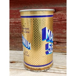 Vintage Magnum 5.5 Beer Can Push Top Variant Wide Seam French / English 341ml