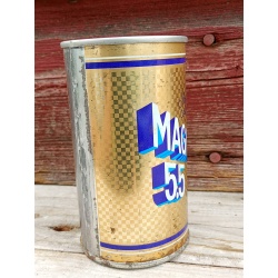 Vintage Magnum 5.5 Beer Can Push Top Variant Wide Seam French / English 341ml