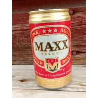 MAXX BEER 12oz, aluminum CAN Pabst Brewing, Milwaukee Wisconsin 1984 4 city