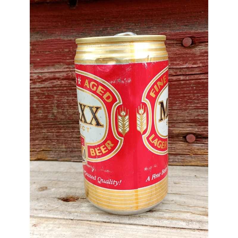 MAXX BEER 12oz, aluminum CAN Pabst Brewing, Milwaukee Wisconsin 1984 4 city