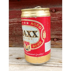 MAXX BEER 12oz, aluminum CAN Pabst Brewing, Milwaukee Wisconsin 1984 4 city