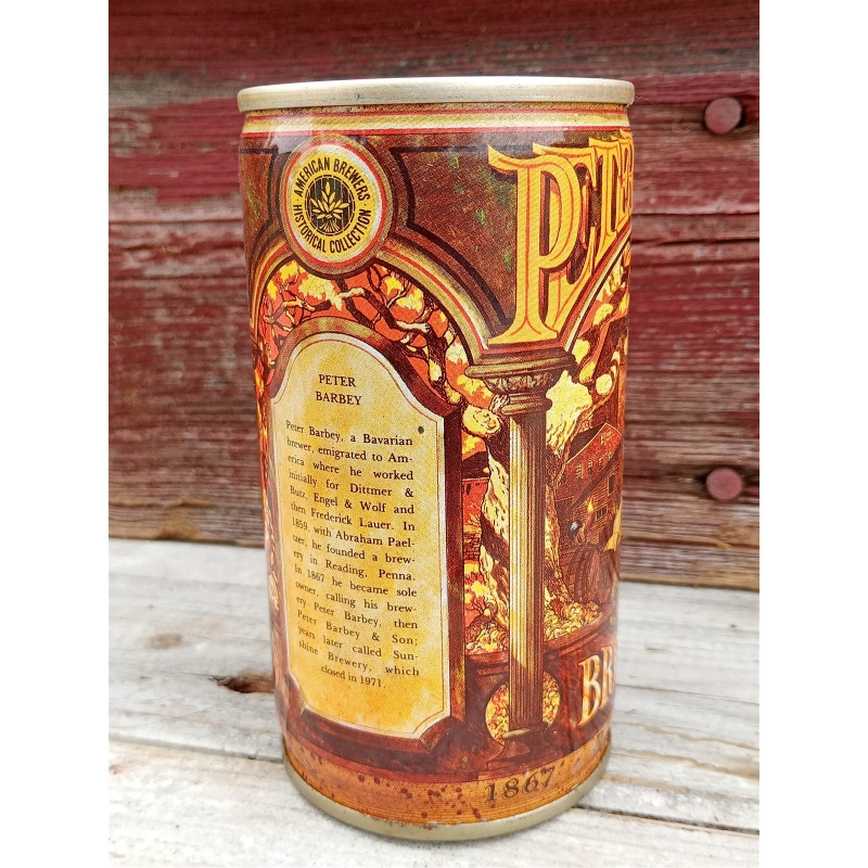 Peter Barbey 78 Brewing American Brewers Historical Collection Flat Top Beer Can