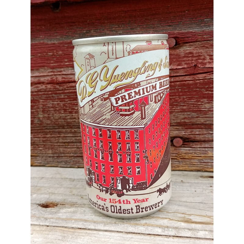 VINTAGE YUENGLING PREMIUM STEEL PULL TAB BEER CAN - POTTSVILLE, PA 154TH YEAR