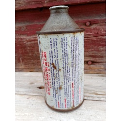 Vintage Cristy drygas cone top Metal can Gas Line Antifreeze Advertising