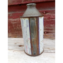 Vintage Cristy drygas cone top Metal can Gas Line Antifreeze Advertising