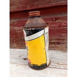 Vintage Dupont Heavy Duty Brake Fluid No. 7 Cone Top Metal Can Advertising