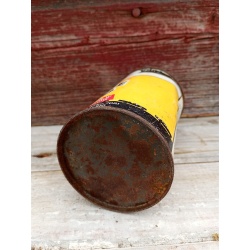 Vintage Dupont Heavy Duty Brake Fluid No. 7 Cone Top Metal Can Advertising