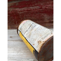 Vintage Dupont Heavy Duty Brake Fluid No. 7 Cone Top Metal Can Advertising