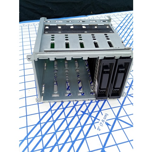 HP Proliant ML350 LFF Drive Cage + Backplane 416456-001 413986-001