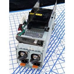 Lot of 2 IBM 24R2730 7001138-Y000 Power Supply w/ Cage 7001160-Y000 24R2738