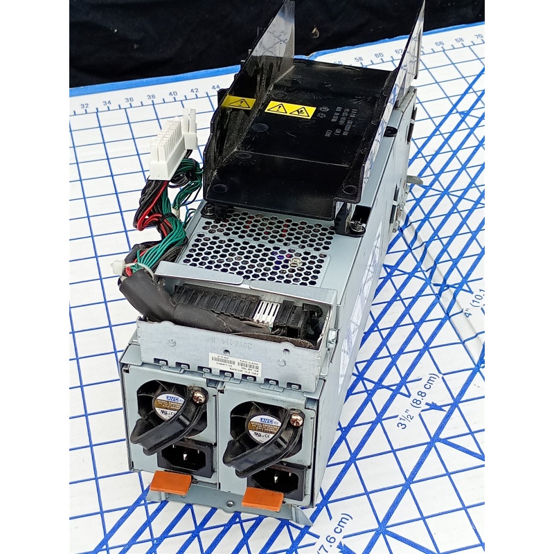 Lot of 2 IBM 24R2730 7001138-Y000 Power Supply w/ Cage 7001160-Y000 24R2738