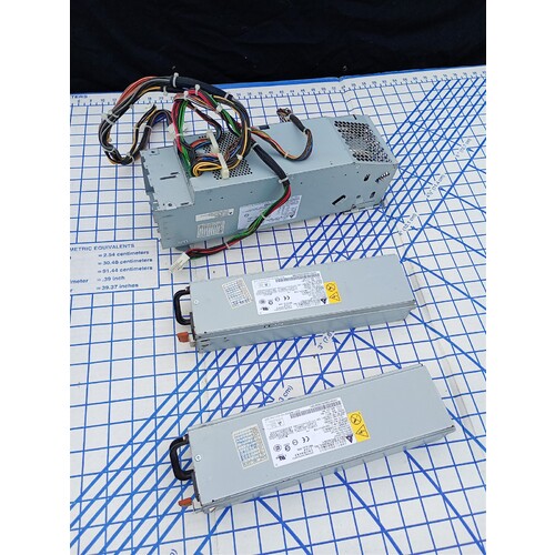 Lot of 2 IBM 39Y7386 DPS-980CB A Power Supply w/ Cage 39Y7388