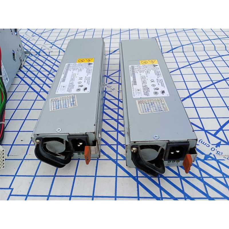Lot of 2 IBM 39Y7386 DPS-980CB A Power Supply w/ Cage 39Y7388